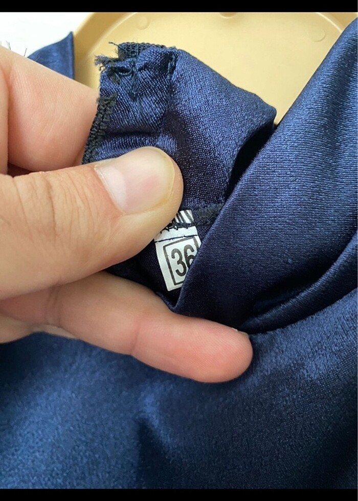 Lacivert Nişanlık Abiye Elbise - Görsel 5