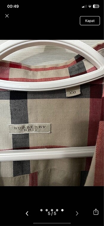 Burberry Burberry Ekose Gömlek