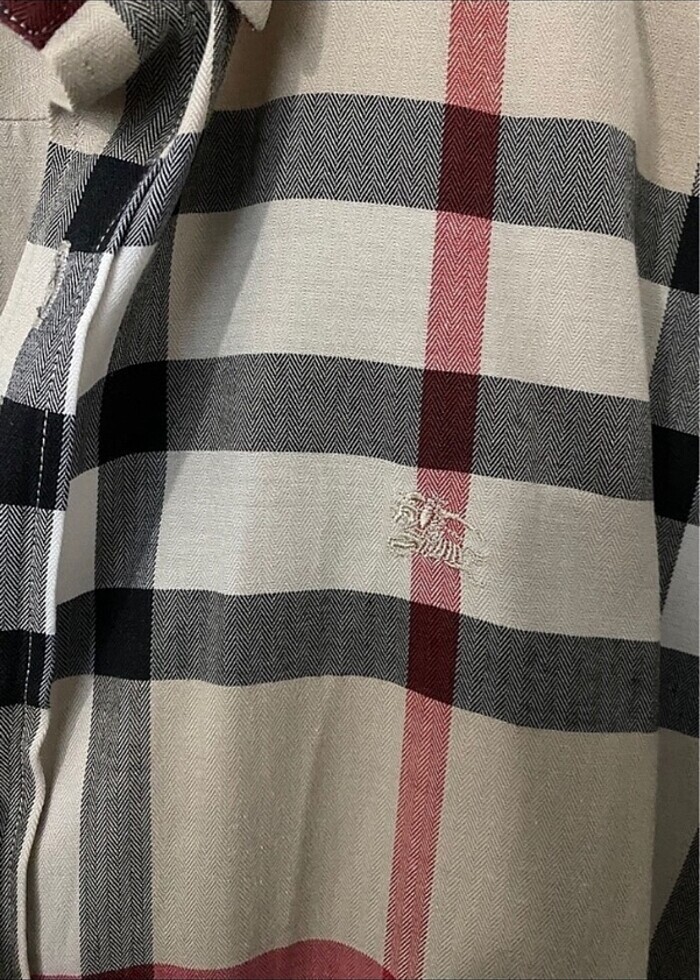 Burberry Ekose Gömlek - Görsel 4