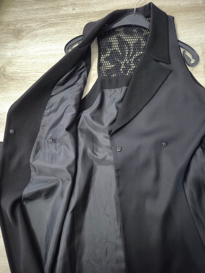 Siyah Kemerli Uzun Kadın Abiye Elbise - Görsel 3