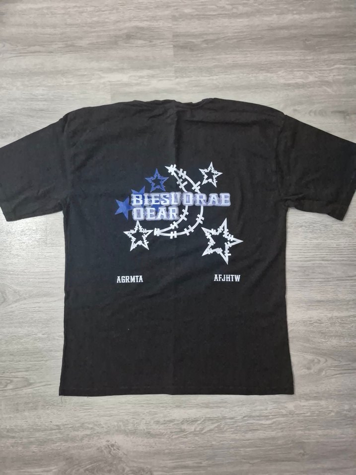 Siyah arkası baskılı tshirt - Görsel 2