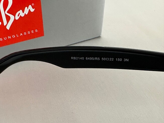 Beden siyah Renk RB 2140 6495/R5 50 EKARTMAN WAYFARER