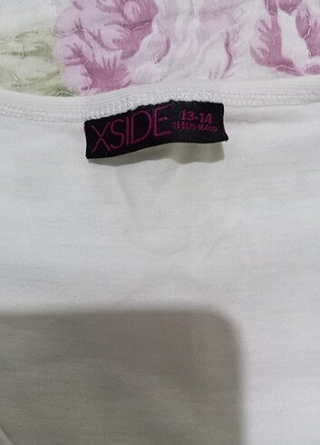 13-14 Yaş Beden beyaz Renk XSIDE KIZ ÇOCUK THİSÖRT