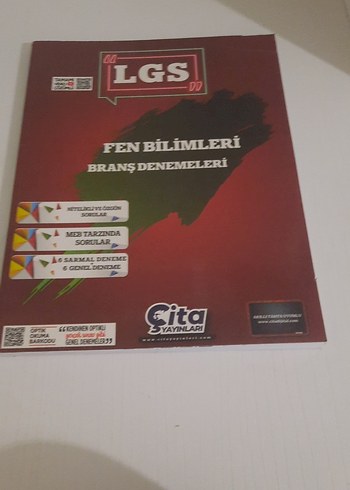 LGS Fen Bilimleri Branş Denemeleri Kitabı