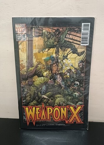 Weapon X (3. Seri) no.12 3d baskı kapak Marc Laming
