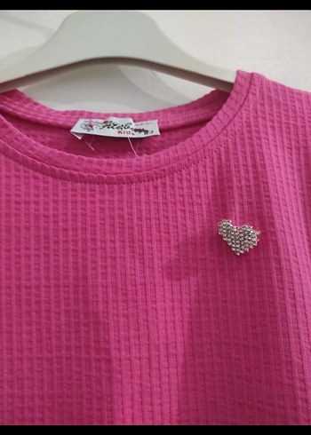 Pembe Fırfırlı Uzun Kollu Bebek Kız Takımı - Görsel 4