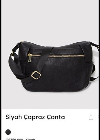 mavi jeans Siyah Deri Kemerli Çapraz Çanta #begeni - Görsel 2