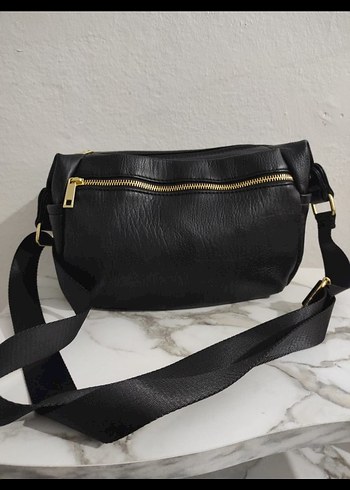 mavi jeans Siyah Deri Kemerli Çapraz Çanta #begeni - Görsel 5