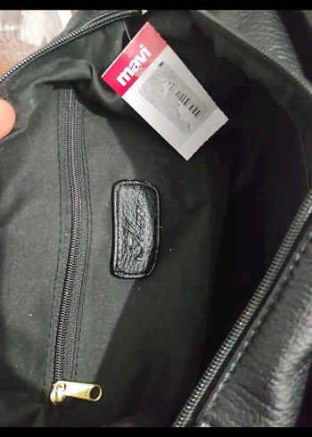 mavi jeans Siyah Deri Kemerli Çapraz Çanta #begeni - Görsel 8