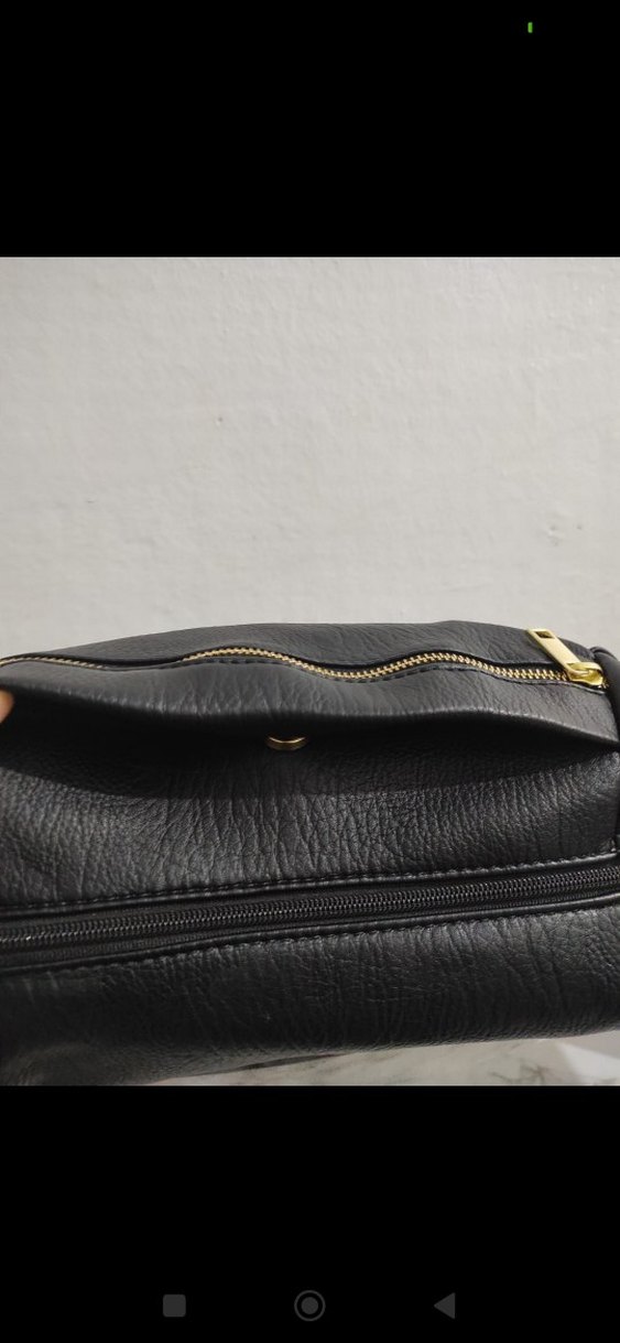 mavi jeans Siyah Deri Kemerli Çapraz Çanta #begeni - Görsel 4