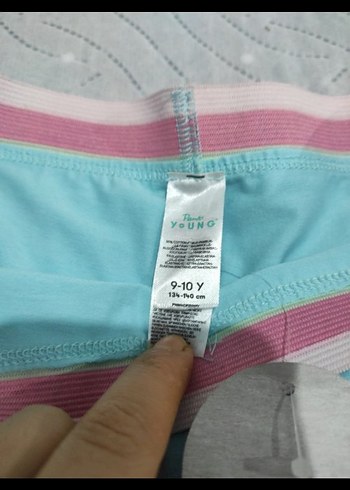 Kemerli Mavi Kız Tayt - Görsel 2