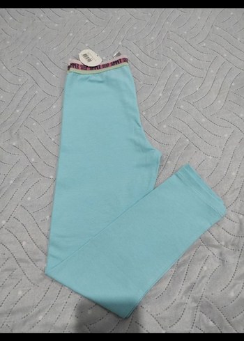 Kemerli Mavi Kız Tayt - Görsel 6