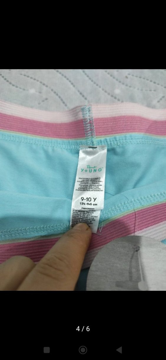 Kemerli Mavi Kız Tayt - Görsel 2