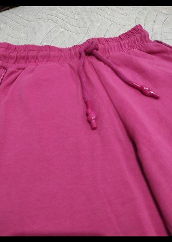 Kız Çocuk Pembe Fermuarlı Rahat Eşofman - Görsel 3