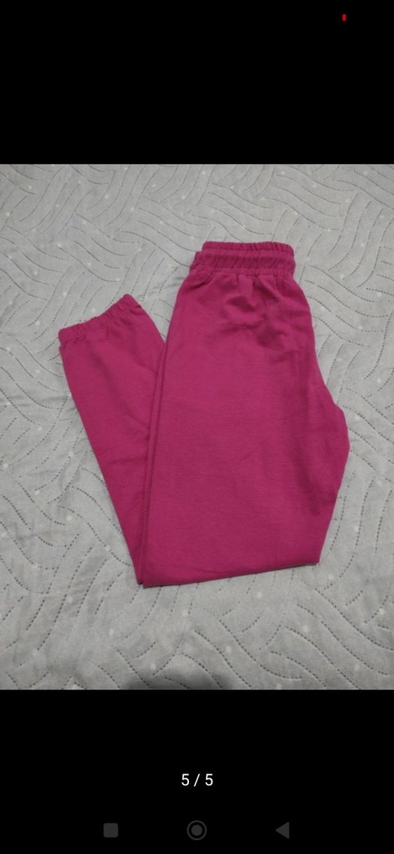 Kız Çocuk Pembe Fermuarlı Rahat Eşofman - Görsel 5