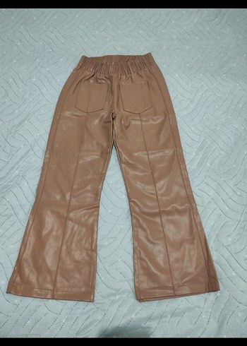 Bej Deri kız çocuk pantolon #begeni - Görsel 2