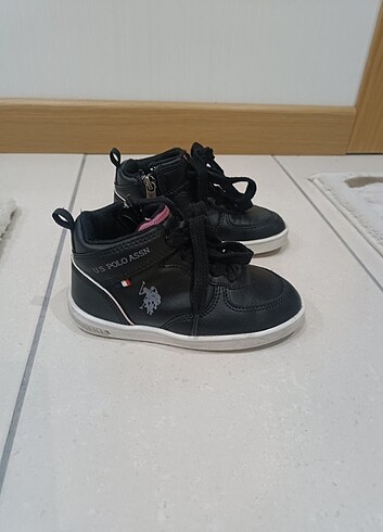 26 Beden Us polo kız çocuk sneaker bot