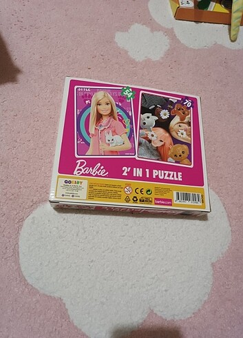 Diğer Çocuk barbi puzzle yapboz