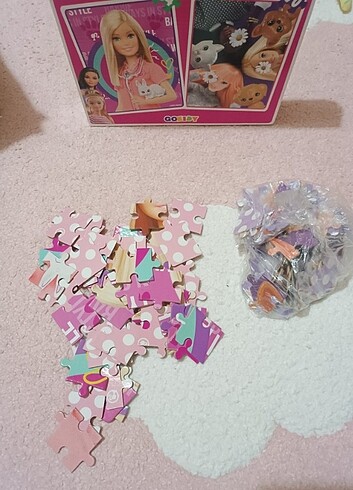  Beden Çocuk barbi puzzle yapboz