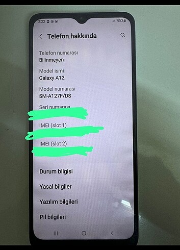 Samsung a12 128 gb 4gb ram