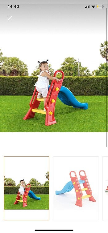  Beden Renk Dolu çoçuk kaydırak