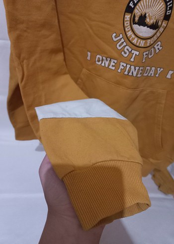 l Beden camel Renk hardal sarısı sweatshirt
