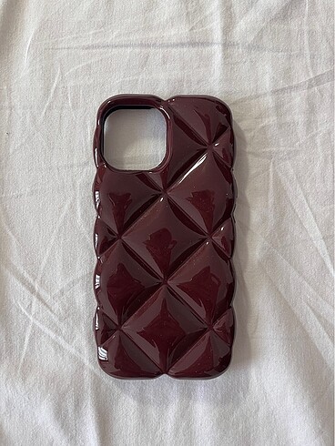 İphone 13 uyumlu bordo kılıf