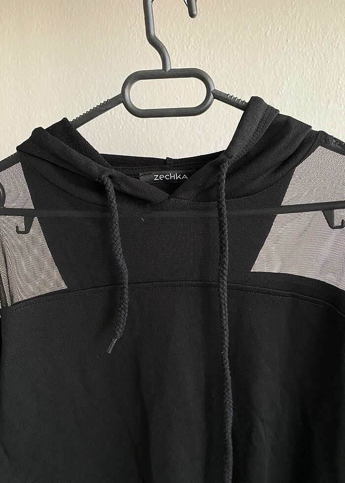 Transparan detaylı bluz - Görsel 2