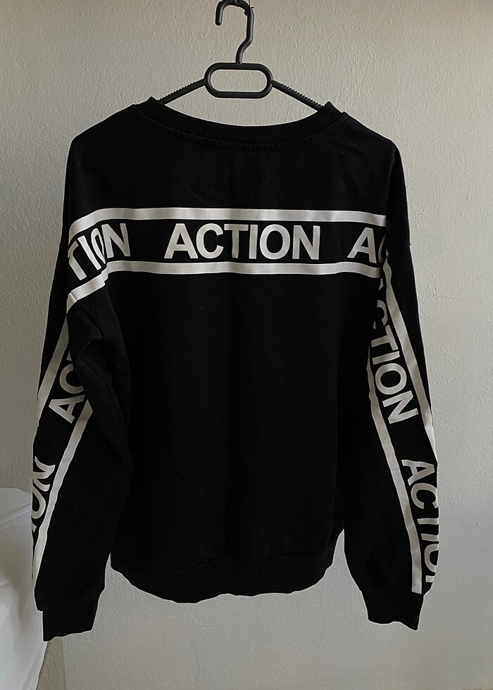 Defacto Siyah Sweatshirt - Görsel 2
