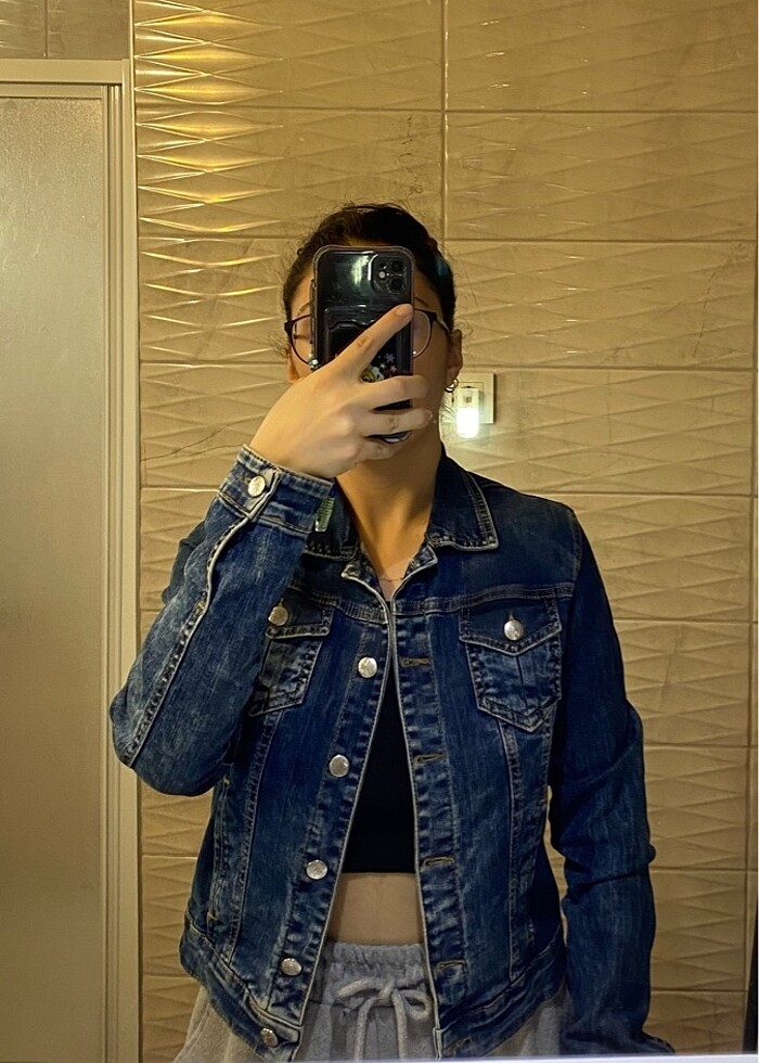 Kısa Kot Ceket - Görsel 2