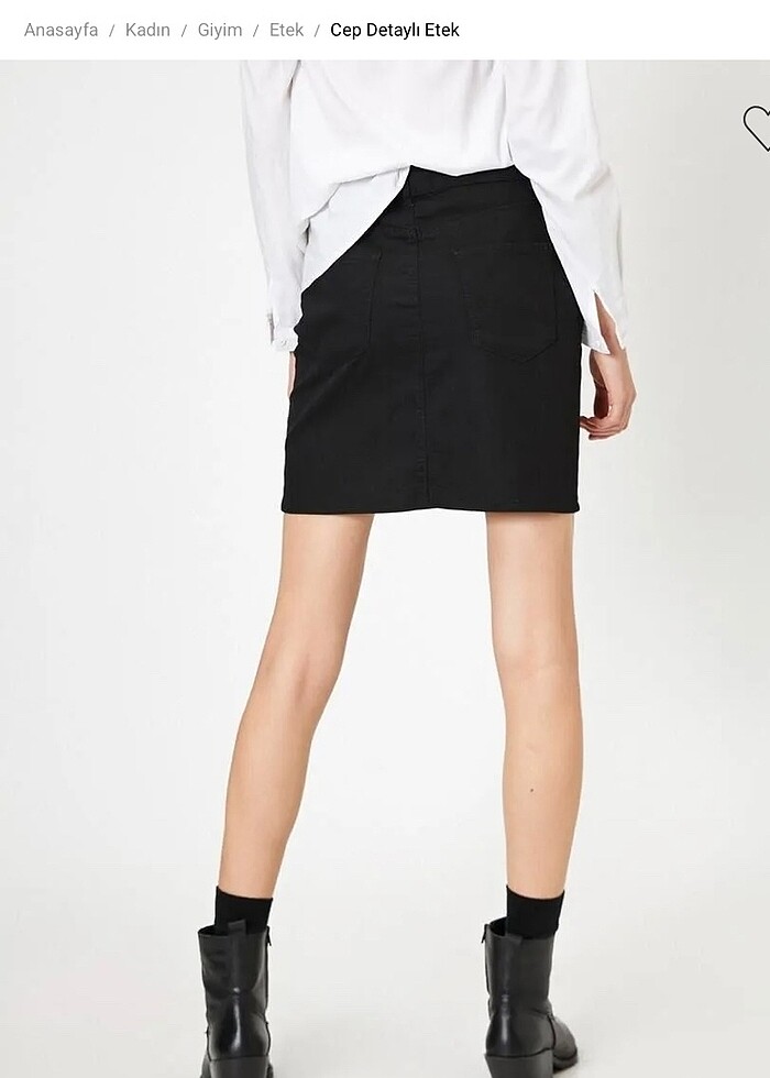 Cep Detaylı Etek - Görsel 3