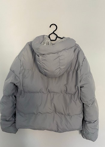 Bianco Lucci Gri Kadın Midi Kışlık Mont - Görsel 2