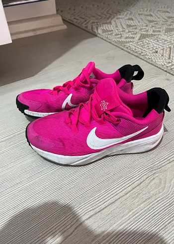 Kız Çocuk Pembe Bağcıklı Spor Ayakkabı - Görsel 2
