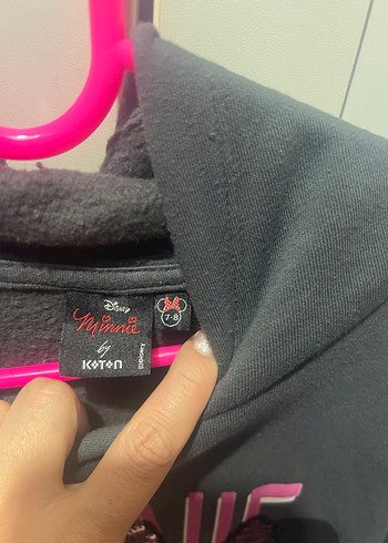 Kız Çocuk Siyah Minnie Mouse Sweatshirt - Görsel 2