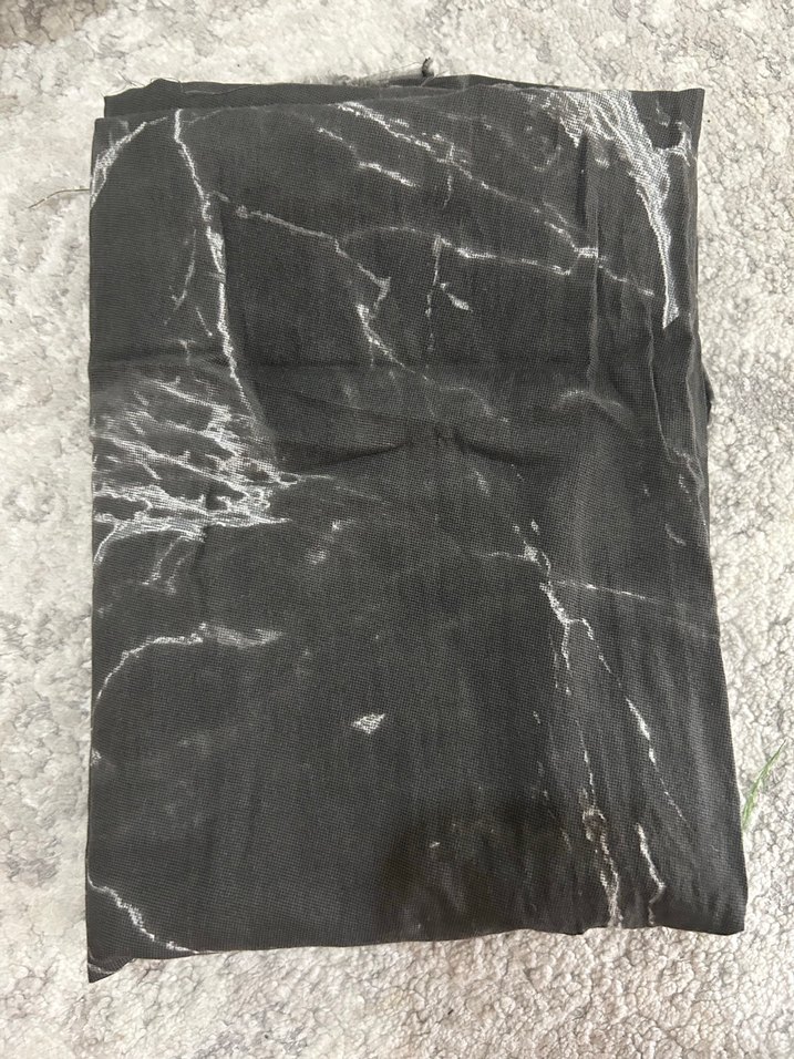 AKEL Gri Baskılı şal - Görsel 3