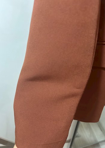 Trendyolmilla Düğmeli Kahverengi Kadın Blazer Ceket - Görsel 6