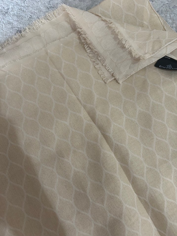 Bej Kadın Fermuarlı Bohem Sargı - Görsel 2