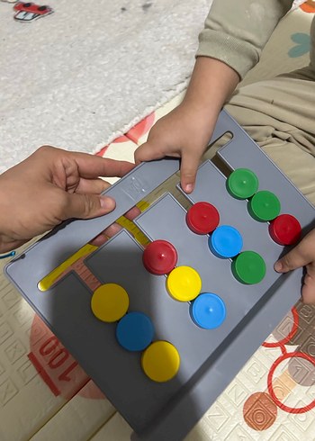 Renkli Düğmeli Eğitim Oyuncağı - Görsel 2