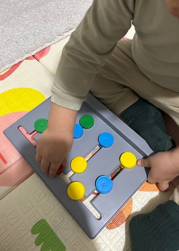 Renkli Düğmeli Eğitim Oyuncağı - Görsel 3