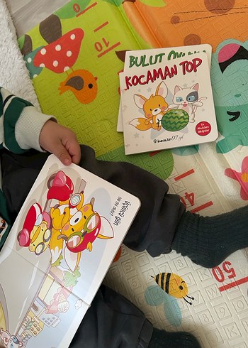 Çocuklar için 3 Kitap Seti: Neşeli Yarış, kOcaman Top Bulut Oyun - Görsel 5