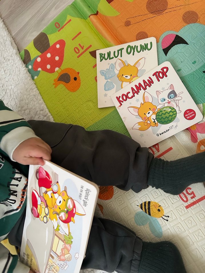 Çocuklar için 3 Kitap Seti: Neşeli Yarış, kOcaman Top Bulut Oyun - Görsel 4