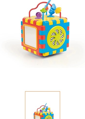 Çok Renkli Eğitici Aktivite Küpü Dolu Marka - Görsel 7