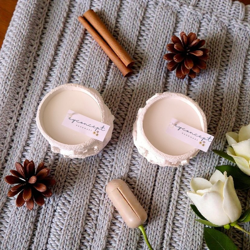 kış temalı mumluk - Görsel 2