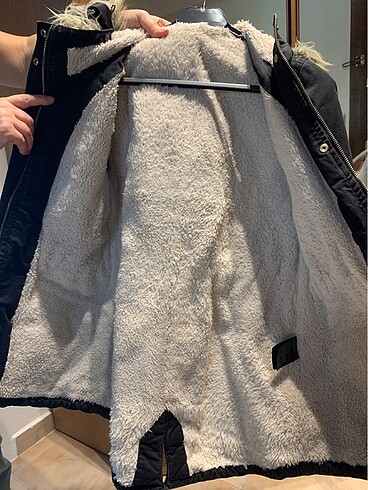 s Beden H&M Siyah Mont