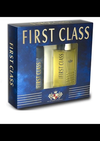 First Class Erkek Parfüm Seti Altın Renk