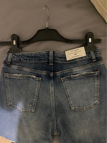 38 Beden mavi Renk Pantolon