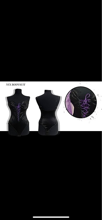 Bağcıklı Bodysuit