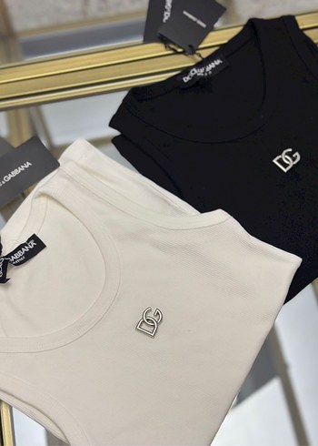 xs Beden Siyah Mini Atlet D&G Logolu Pamuklu