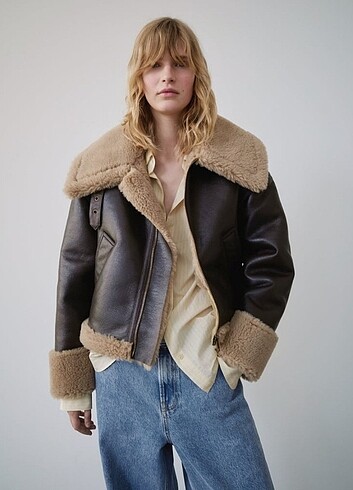 s Beden Zara biker ceket