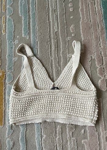 addax Bohem Tarz Beyaz Mini Bralet - Görsel 2